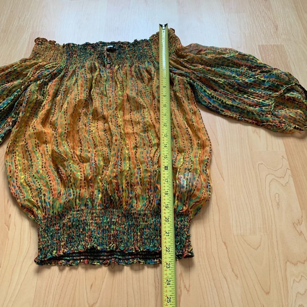 Printed Zara Basic Top Size Large - Picture 5 of 5